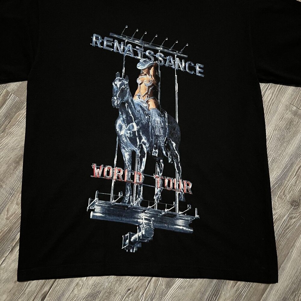 NWOT Beyoncé Renaissance World Tour Graphic Tee Large - Picture 5 of 5